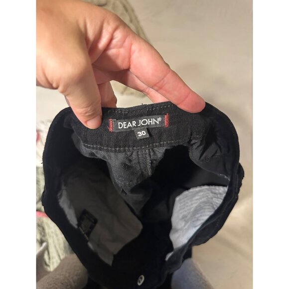 Dear John Black Corduroy Flare Casual Jeans - Picture 10 of 13